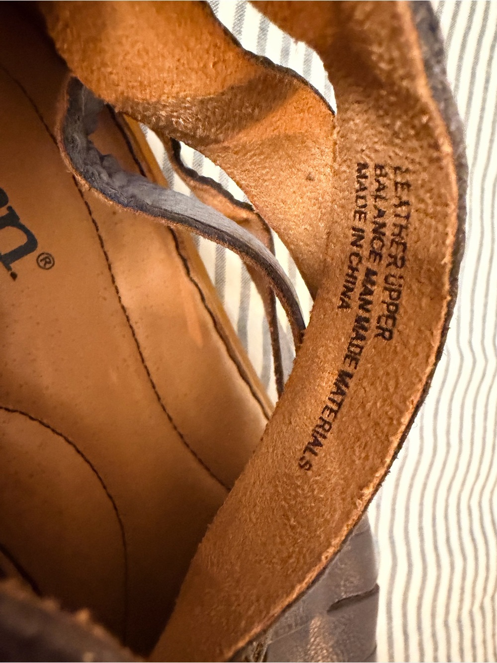 Born IWA Women's Woven Leather Sandals in Blue 9 - Picture 6 of 12